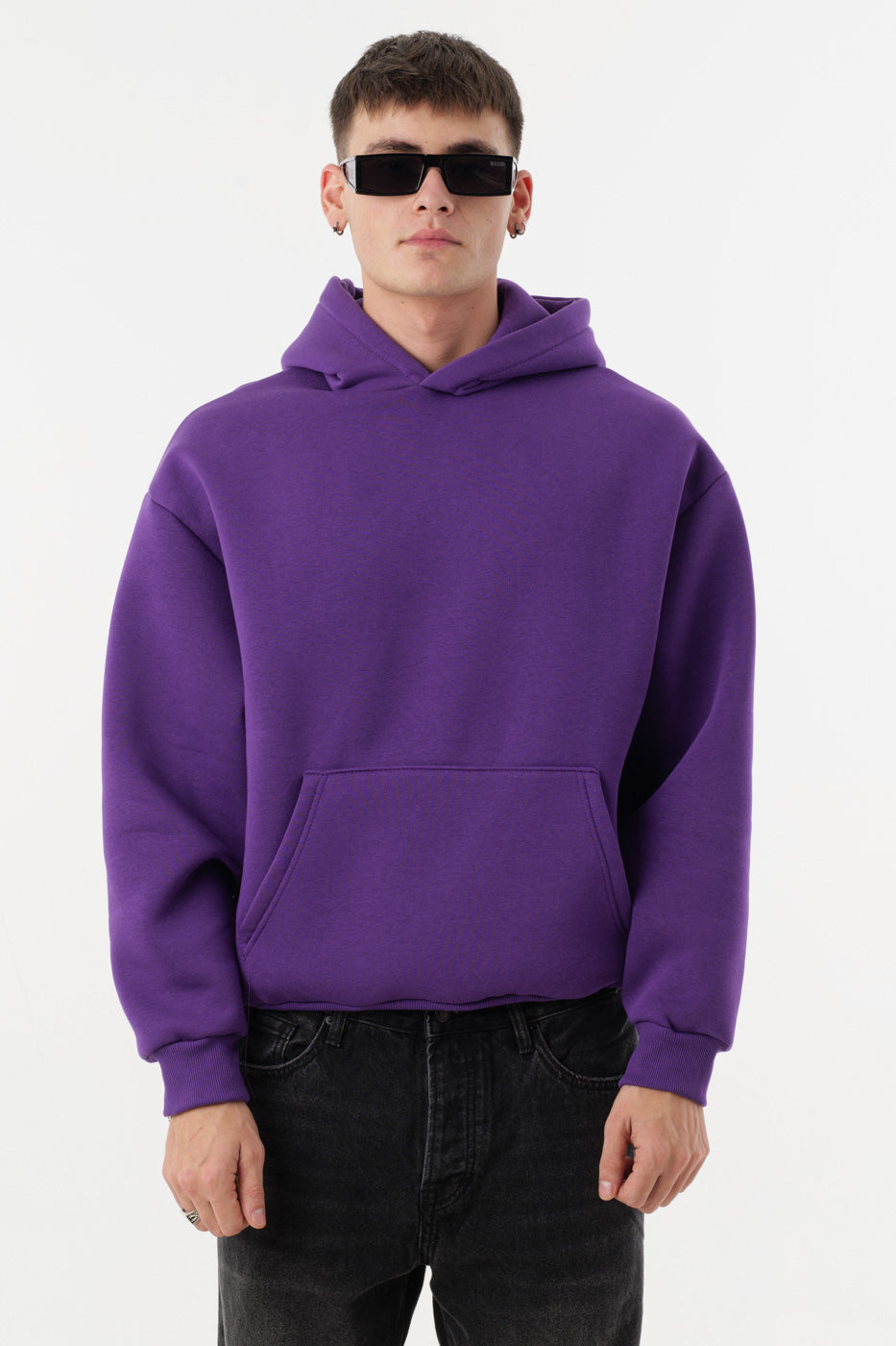 Felpa con cappuccio oversize RI'VAIV Tortora Felpa con cappuccio oversize RI'VAIV Tortora